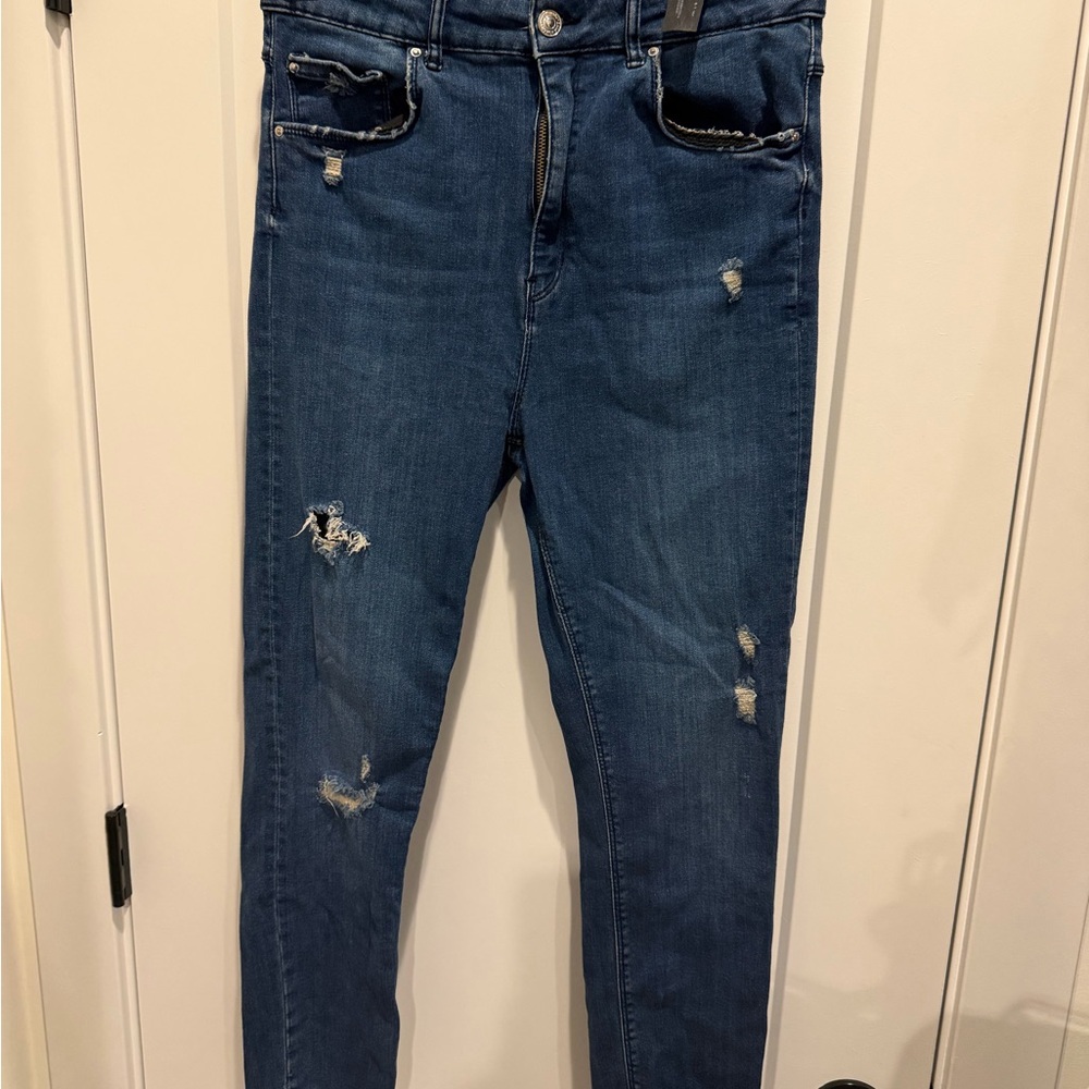 Zara Woman Distressed Jeans / Premium Denim Collection